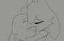 Lot of kisses - sketch animation
