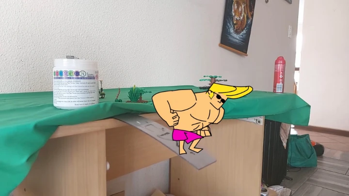 Johnny bravo goes for a swim