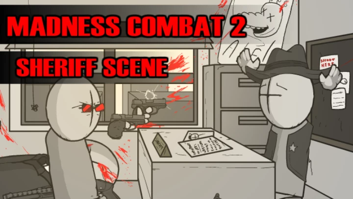 Madness Combat 2: Sheriff Scene [REANIMATED]