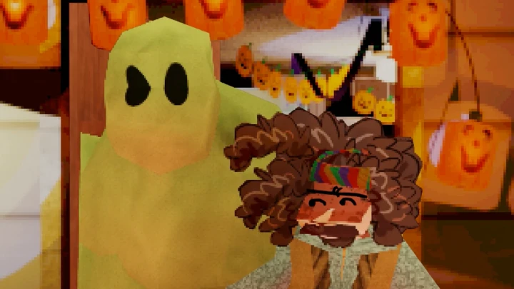 Ted, Toby, and Ada Do Halloween