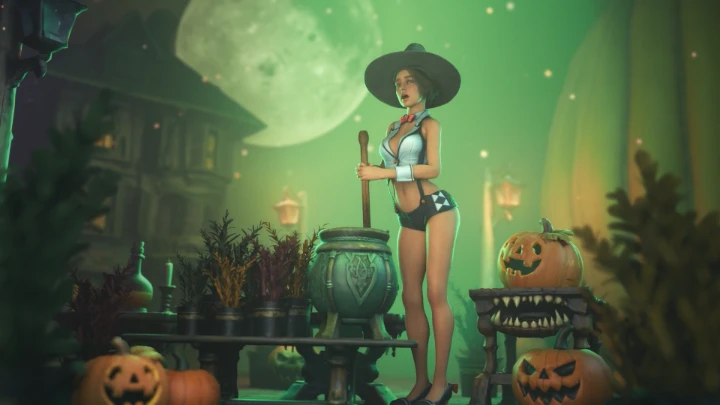 Jill is a Halloween Witch