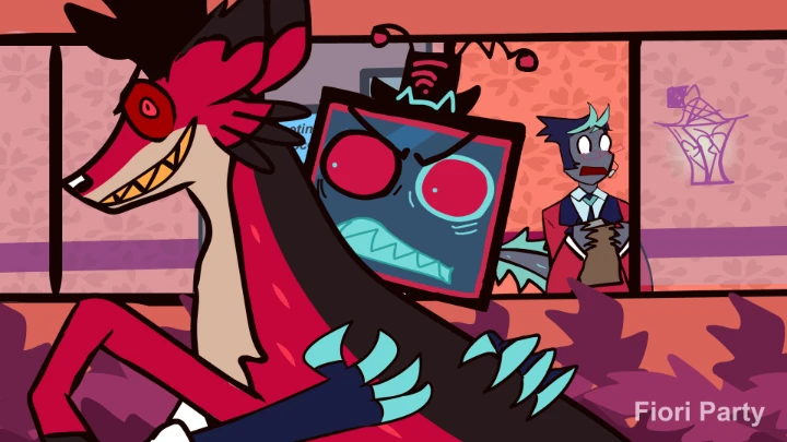 Hazbin Hotel - Vox vs Alastor