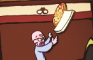 walt throws a pizza on the roof (GONE WRONG)