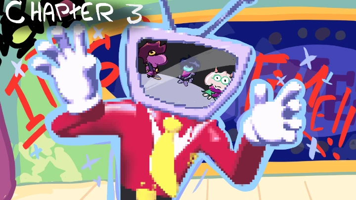 DELTARUNE Chapter 3 - TV TIME ║ANIMATION║