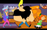 Johnny bravo walking with the family