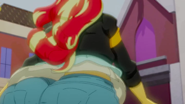 Sunset Shimmer walking