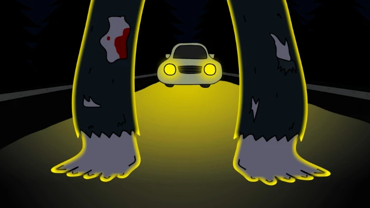 NEVER drive alone at night.