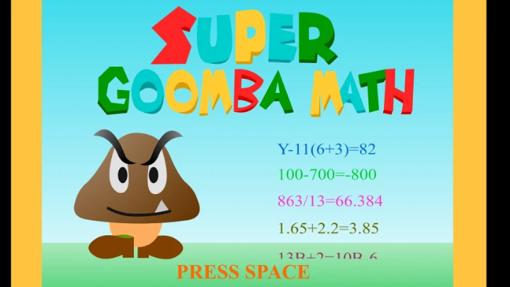Super Goomba Math