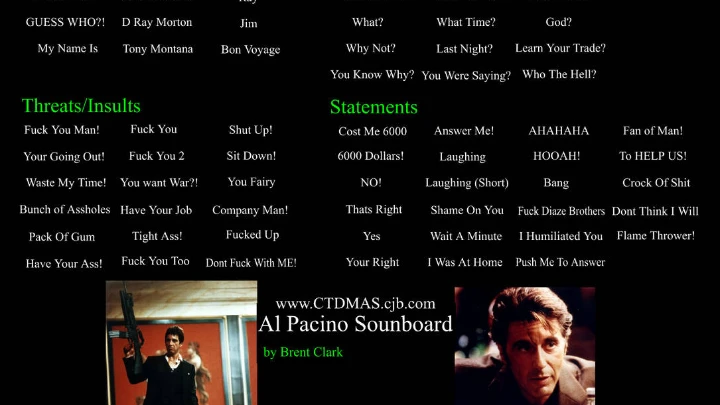 Good Al Pacino Soundboard