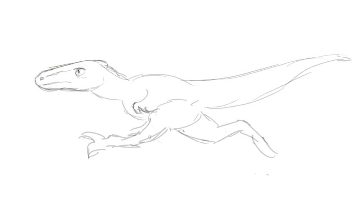 Utahraptor Run Cycle Roughs