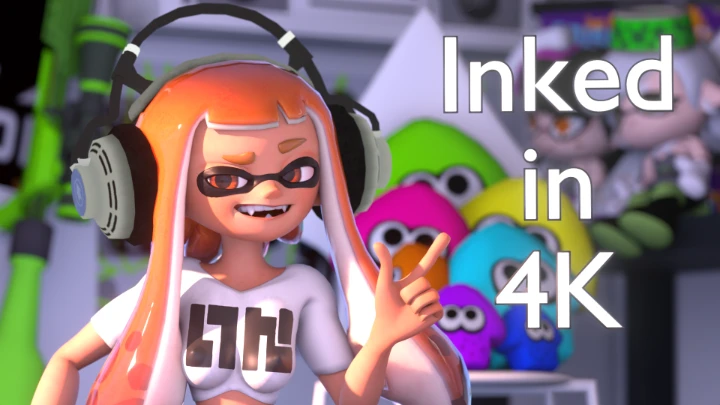 Inked in 4K (loop)