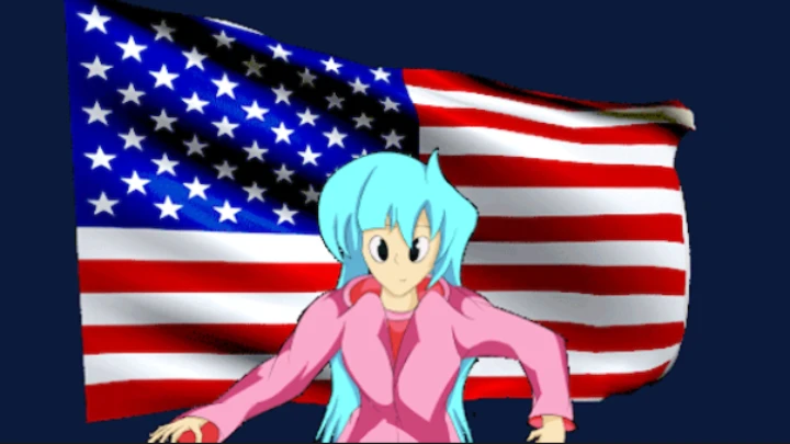 Anime E-Girl Greeting Card Re-Animated