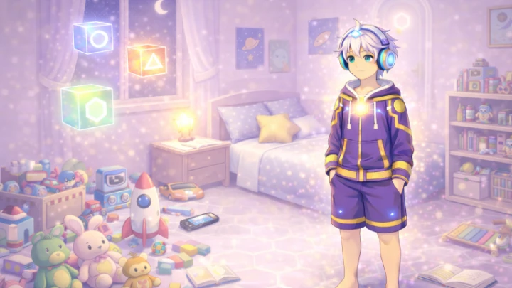 Geeky’s Story – Part 1: Beginning is a short, calm visual novel made with Ren’Py.