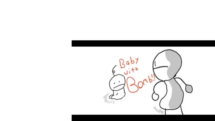 Baby with a bomb
