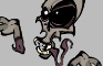EVIL SKULL EATS GEDDY LEE