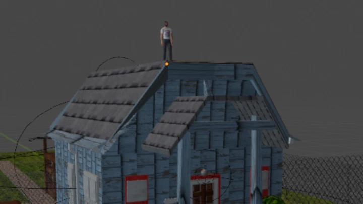 Me dancing on the roof (blender)