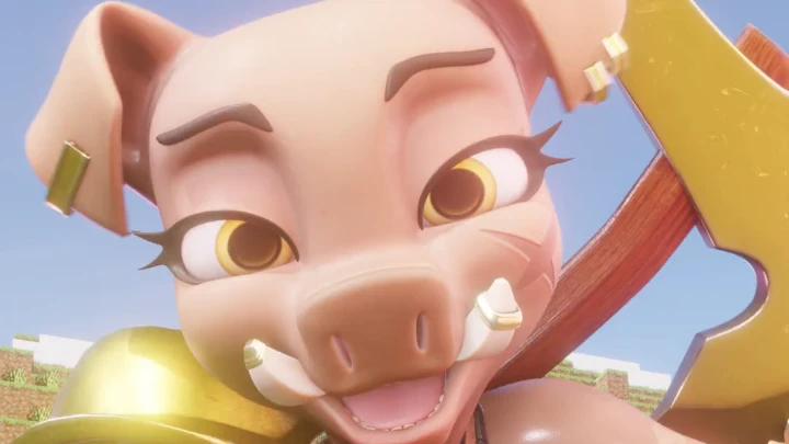 Piglin cowgirl creampie loop