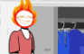 Blazing Red Hot On Fire