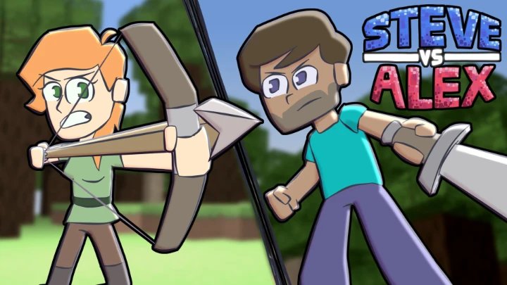 Steve vs Alex | A Minecraft Anime