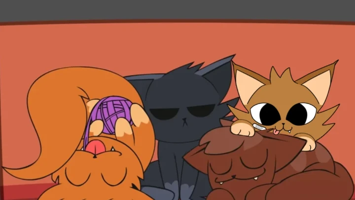 Eddsworld Cats: Yarn Dash!