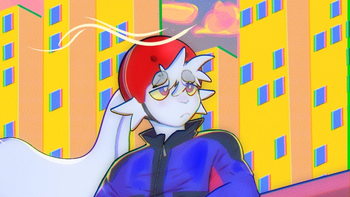 Bunny and wind