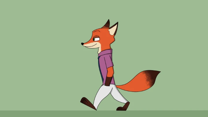 Zootopia Nick Walk Cycle Test