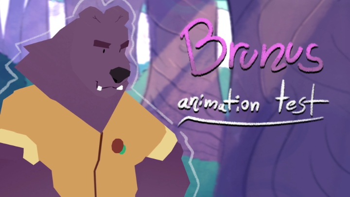 BRUNUS 3D animation test