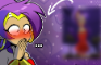 Shantae playing a game about herself for the first time (animation)