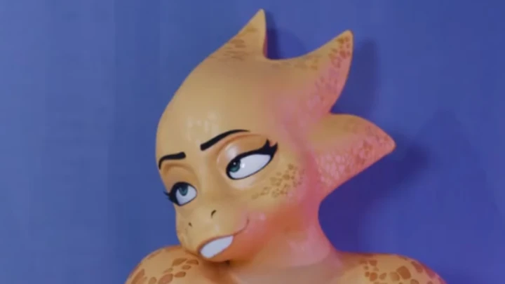 Alphys in the bathroom (animation)