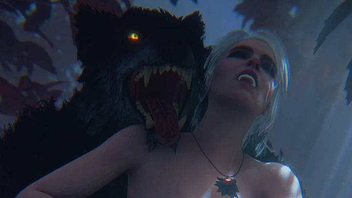 Ciri lost in the woods