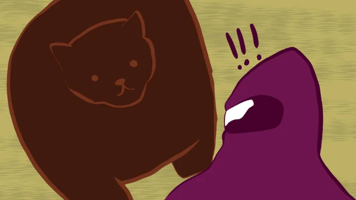 slowly approaching bear