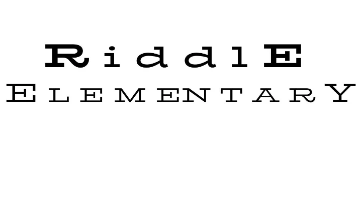 Riddle Elementary