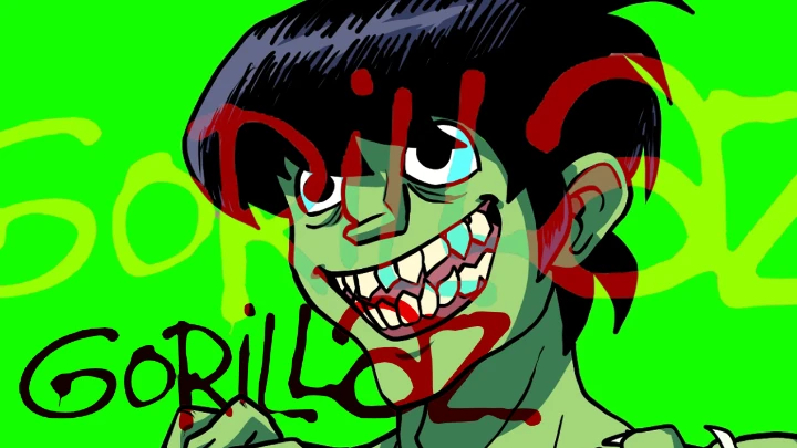 Murdoc is so GREEN