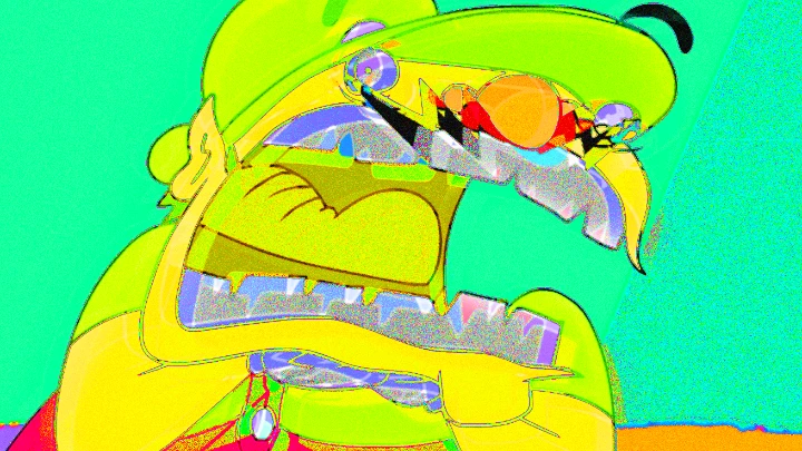 Wario eats a Shoe