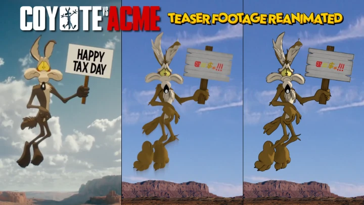 Coyote vs. Acme teaser footage reanimated