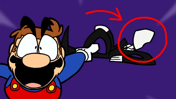 Mario meets the Slenderman