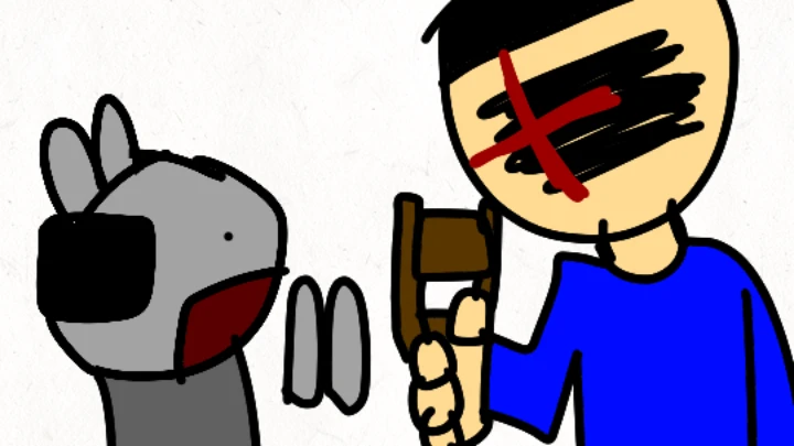 DP hits Simkerator with a chair