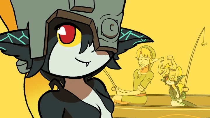Fishing for Midna (Zelda Animation)