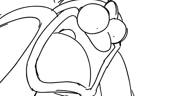 Dedede and Kirby - ih (Rough Animation)