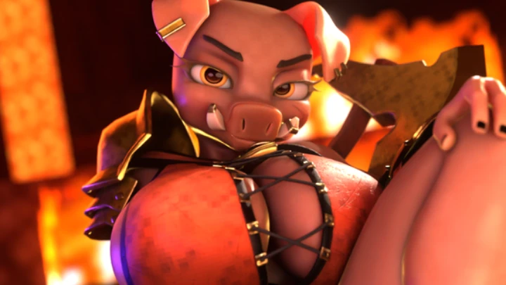 Piglin in the Nether