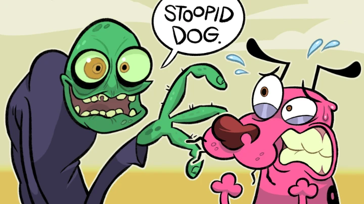 Courage meets Salad Fingers (2024)