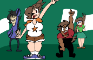 4koma girls- AVGN dance