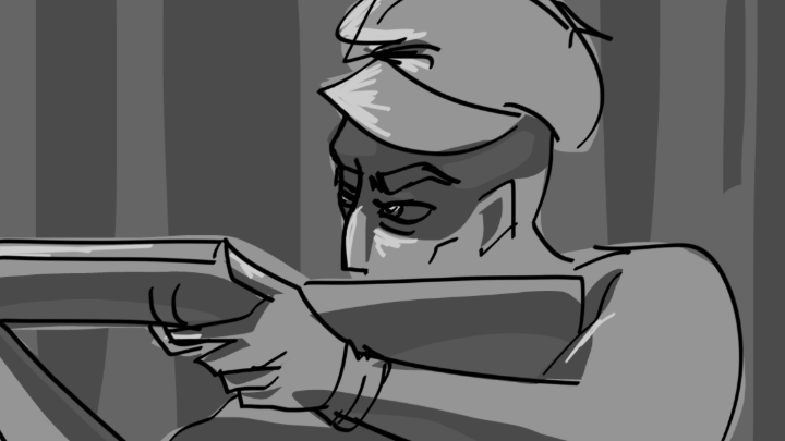 A hunter’s hesitation - animatic short film (uni finals)