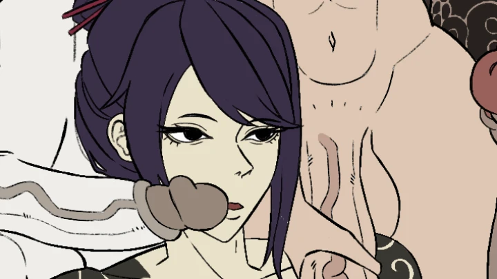 Sayo at the Hot Springs