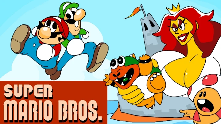 Super Mario Bros. in 40 years ANIMATED