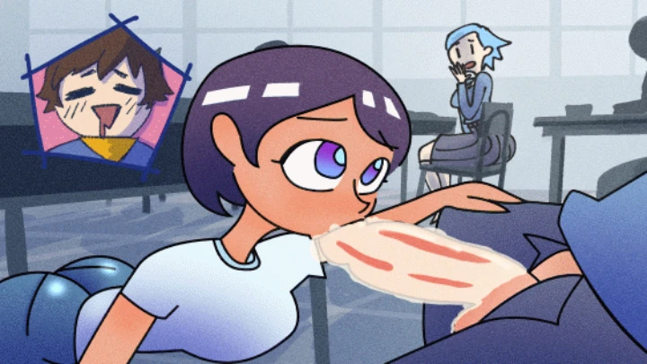 Cecille deepthroat!