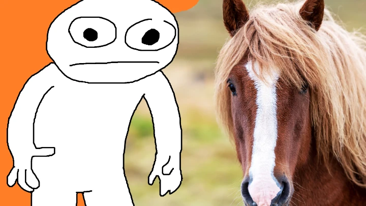 Adult crying in steal a brainrot(animation) horse is not related