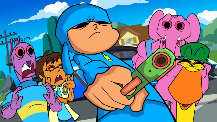 Pocoyo CRASHES OUT