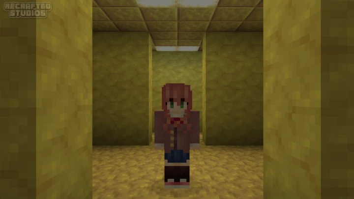 Looping The Rooms II DDLC in Minecraft || + Tribute AMV 💚🩵💜🩷