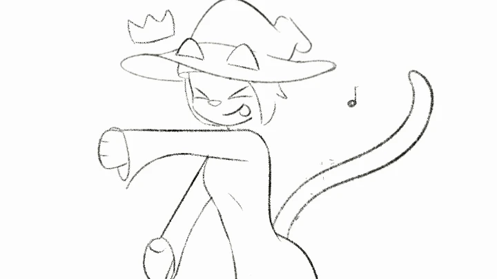 smekbo's cat witch dancing